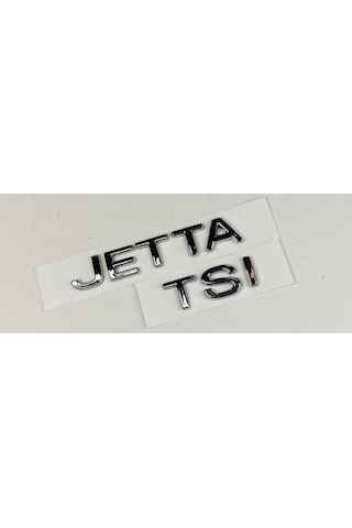 Volkswagen Jetta 2005 - 2010 Tsi Tek Kırmızı Arka Bagaj Yazısı Set