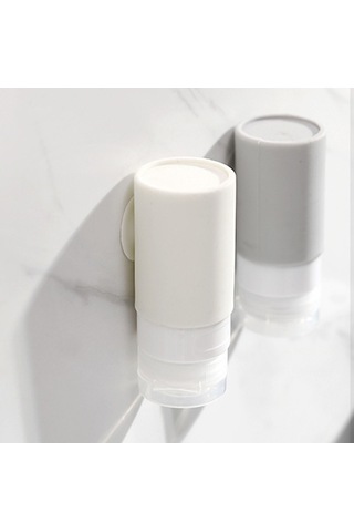 Sones İş Seyahatleri İçin Taşınabilir Diş Fırçası Kapları Kapaklı Yaratıcı Ağız Suyu Kapları, Stil: Alt Şişeli Gri Beyaz