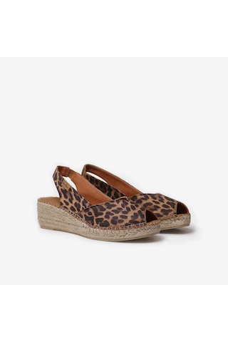 Sandalet Kadın Bernia-p Toni Pons Wedge Espadrılles In Leather Leo