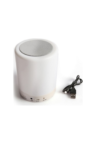 Platoon CL-671 Rengarenk Dokunmatik Gece Lambası Özellikli Bluetooth Hoparlör