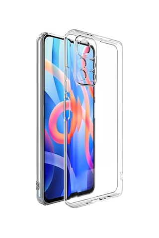 Ally Xiaomi Redmi Note 11 5g Kılıf Kamera Korumalı Ultra İnce Şeffaf Silikon Kılıf- 5775 Şeffaf 2