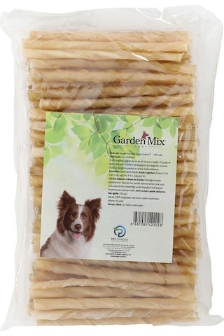 Garden Mix Burgu Stick Köpek Kemiği 100'lü 6 G Garden Mix Burgu Stick Köpek Kemiği 100'lü 6 G