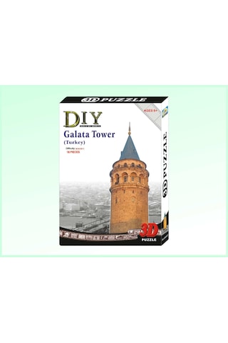 3D Puzzle 3 Boyutlu Maket Galata Tower Galata Kulesi