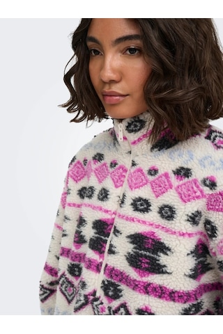 Only Anne Aztec Teddy Kadın Sweatshirt 15267415 Birch