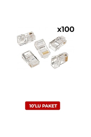 S-lınk Sl-cob8p, Rj45 Jac 100lü Paket 100 + 10lu Paket