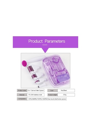 10ın1 Hydra Mikro İğneli Rulo Kiti Göz Yüz Vücut Cilt Dermaroller F6qxbh Çok Renkli