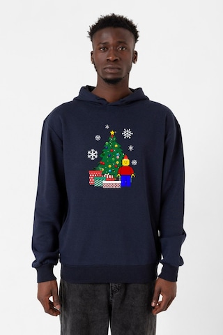 Lego Man Christmas Lacivert Erkek 3ip Kapşonlu 001