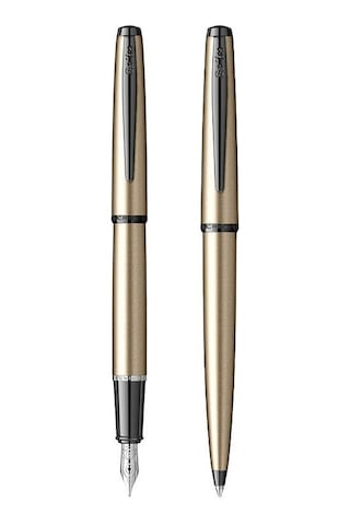 Scrikss Metropolis Dolma Kalem Ve Tükenmez Kalem Takımı M Uç Saten Gri 78ms Saten Gri