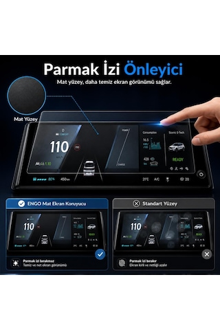 Renault Scenic E-tech Mat Ekran Koruyucu Gösterge 12.3 İnç