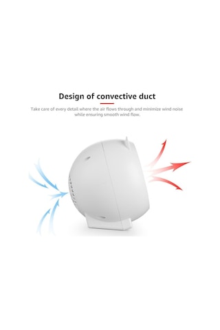 Flybuy Pratik Ve Hızlı Isınan Ptc Seramik Mini Isıtıcı - Sessiz Ve Enerji Tasarruflu