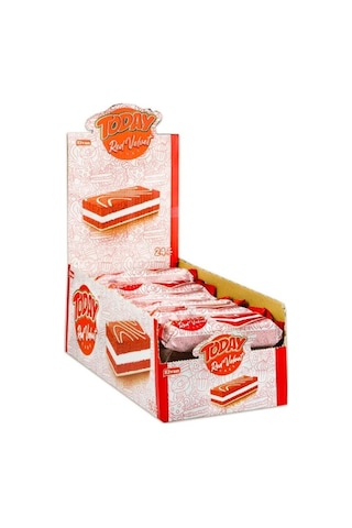 Today Red Velvet Kek 40 Gr. 24 Adet (1 Kutu)