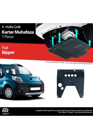 S-dizayn Peugeot Bipper Çelik Karter Muhafaza 2007-2017 A+ Kalite