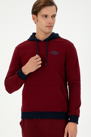 U.s. Polo Assn. Erkek Bordo Sweatshirt 50293440-vr014 Bordo