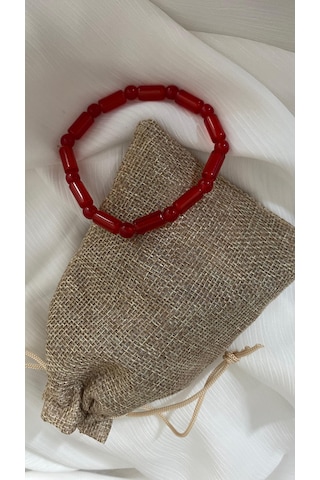 Akik Doğal Taş Bileklik Kiremit