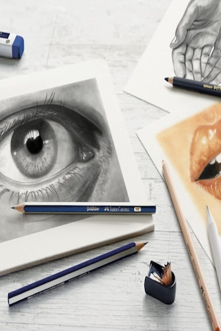 Alex Schoeller A5 Eskiz Defterli 50 Yp Faber Castell Goldfaber Dereceli Kalem Seti 8 Parça