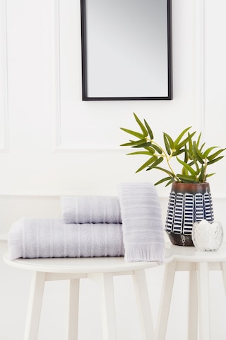 Sadem Organik Linden El Ve Yüz Havlusu 50x90 Cm Açik Gri