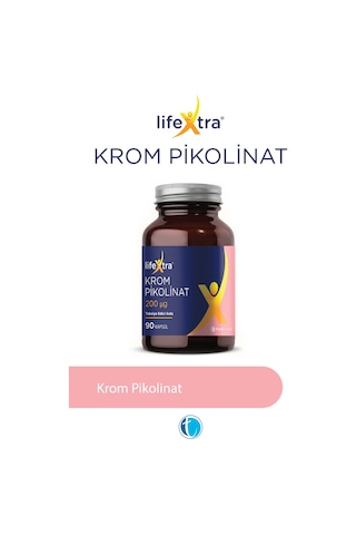 Lifextra Krom Pikolinat 90 Kapsül