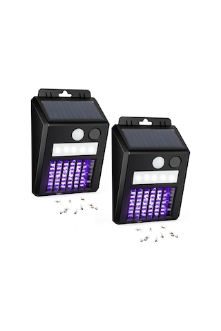 Singree Güneş Enerjili Sinek Öldürücü Ve Aydınlatma Lambası - Su Geçirmez, Otomatik Sensörlü, Şarj Edilebilir
