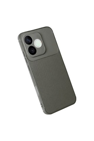 Newface - 467 - Huawei Honor 600 Lite Auto Focus Karbon Kapak - Csmo-tex - - Gri