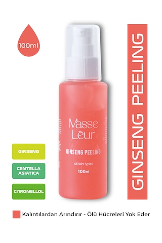 Masse Leur Çilek Özlü Ginseng İçerikli Yüz Peeling 100 ML