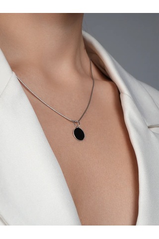 Lucente Mine İşlemeli Gümüş Kolye 229520212