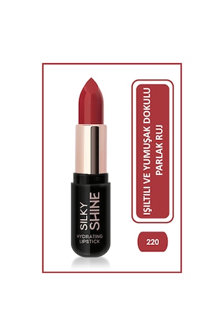 Golden Rose Silky Shine Hydrating Lipstick Nemlendirici Parlak Ruj No:220