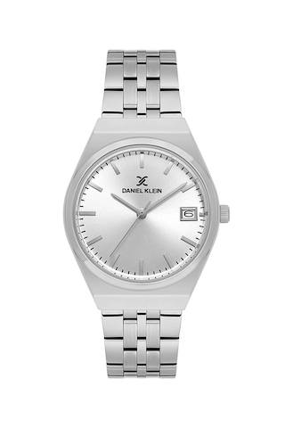 Daniel Klein Dke.1.14052.1 Pure Silver Takvimli Çelik Kordonlu Kadın Kol Saati Gümüş