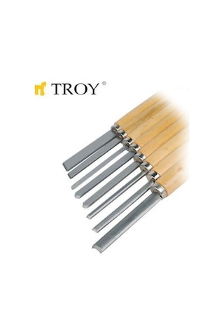 Troy 25008 Ahşap Torna Bıçak Seti 8   Parça