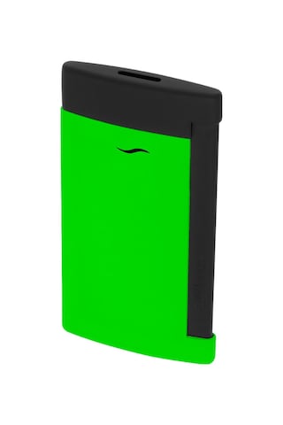 S.t. Dupont Fluo Slim 7 Chrome Neon Green Çakmak 27772