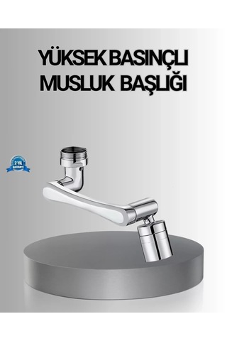 Home 1080 Dönebilen Musluk Başlığı Robotik Kol Havalandırıcı Çok Yönlü Su Yönlendirme