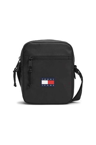 Tommy Hilfiger Erkek Marka Logolu Günlük Kullanıma Uygun Siyah Omuz Çantası Am0am13881 Bds-12894 Siyah