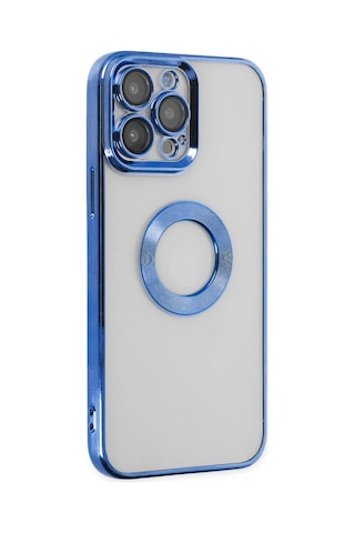 Apple İphone 14 Pro Max Kılıf Slot Silikon - Mavi