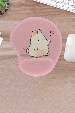 Damla, Bilek Destekli, Konforlu Mousepad, Baskılı Karikatür Desenli Mousepad Laptop