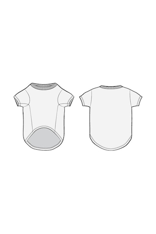 Hugsandpaws Kedi Köpek Kıyafeti Tshirt Penye Kumaş