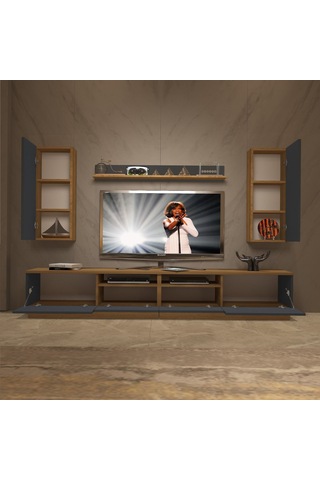 Decoraktiv Trendstyle 5220d Mdf Tv Ünitesi Tv Sehpası Pera - Antrasit