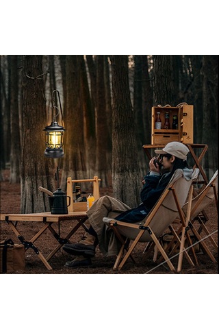 Reedark Oranj Ip65 Su Geçirmez Kamp Lambası, Cob Işık Kaynağı, Zayıf/güçlü Mod, 3xaa Pil Dahil Değil , Abs Malzeme Çok Renkli