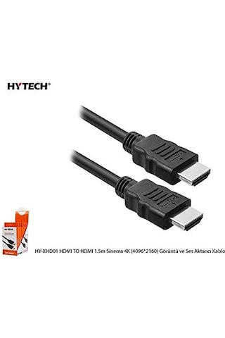 Hytech Hy-xhd01 Hdmı To Hdmı 1.5m Sinema 4k 4096 2160 Görüntü