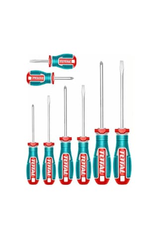 Total 8 Parça Tornavida Seti Yüksek Kalite Tksds0826