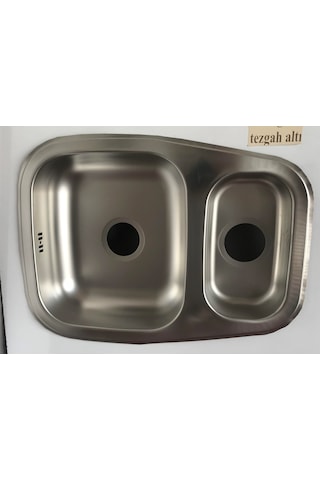 Ekosan 44 x 62 1.5 Göz. Tezgah Altı. Paslanmaz Eviye