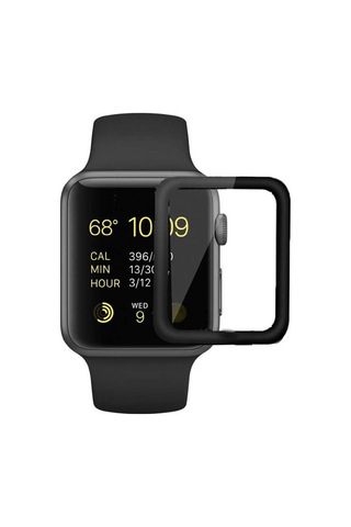 Apple Uyumlu  Watch 38mm Zore Kenarları Metal Cam Ekran Koruyucu