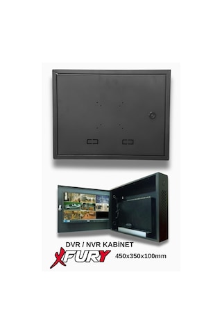 Fury Dvr/nvr Kabin Cctv Rack 1u 19 '' W 45 H 35 D 10