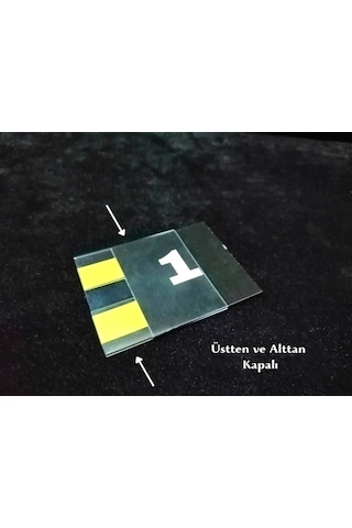 Şeffaf Etiket Yapışkanlı İsimlik Etiketlik Ve 1-40 Siyah Numaralar Peçetelik