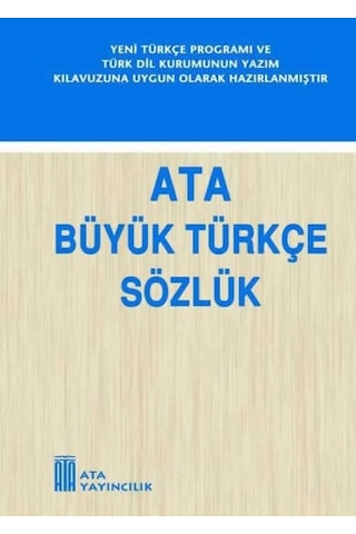 Ata Büyük Türkçe Sözlük (Sert Kapak) N11.1025