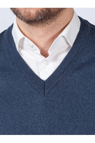 Rew Mark Yün Düz Yelek 90996436 Açık Mavi