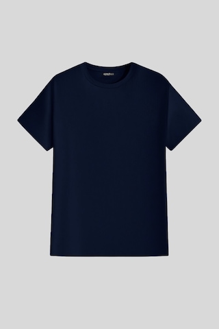 Genius Store Erkek %100 Pamuk Slim Fit Dar Kesim Bisiklet Yaka Basictişört Basıc-tshırt Lacivert