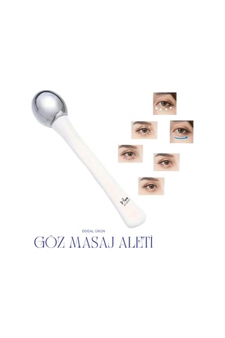 1sen Art & Beauty Göz Çevresi Masaj Aplikatörü Ferahlatıcı Metal Roller