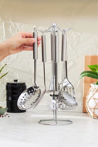 Karaca Apricot Chef Standlı 7 Parça Servis Seti