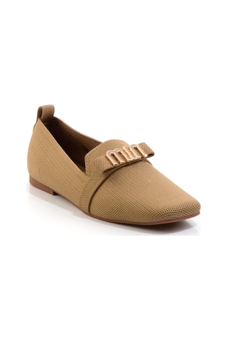 Bambi Taba Kadın Loafer Ayakkabı K01327020382 Taba