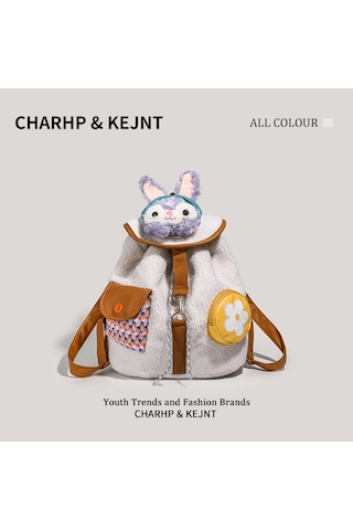 Charhp&kejnt Resmi Otantik 2024 Yeni Lingna Belle Sırt Çantası Peluş Duffy Star Dai Lu Okul Çantası Diğer