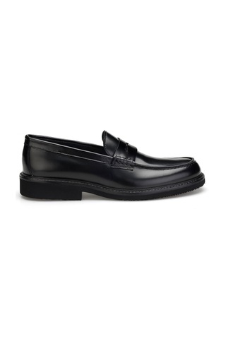 Verge Hakiki Deri Erkek Loafer Siyah